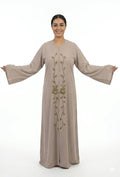 Premium Gold Embroidered Occasion Abaya