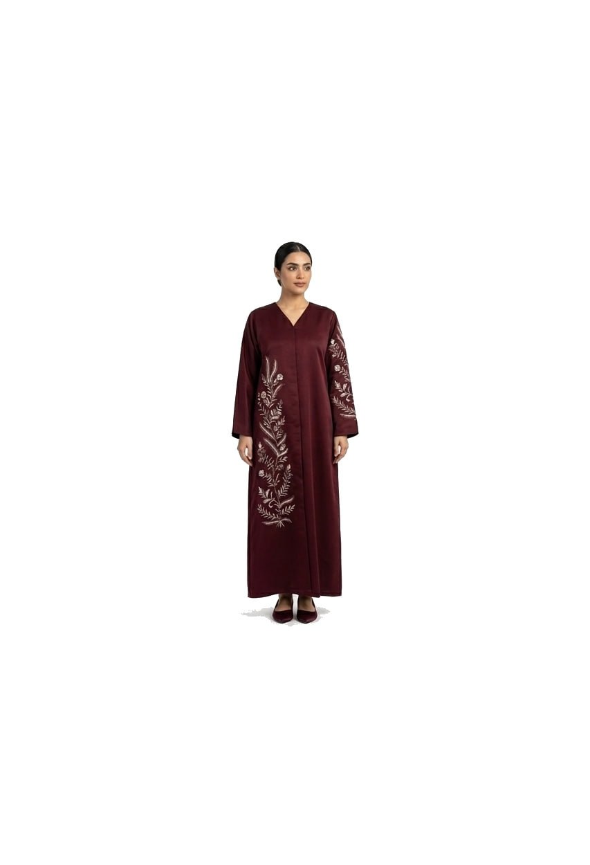 Premium Silk Embroidered Occasion Abaya